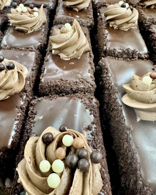 Chocolate Mousse Cake Slice