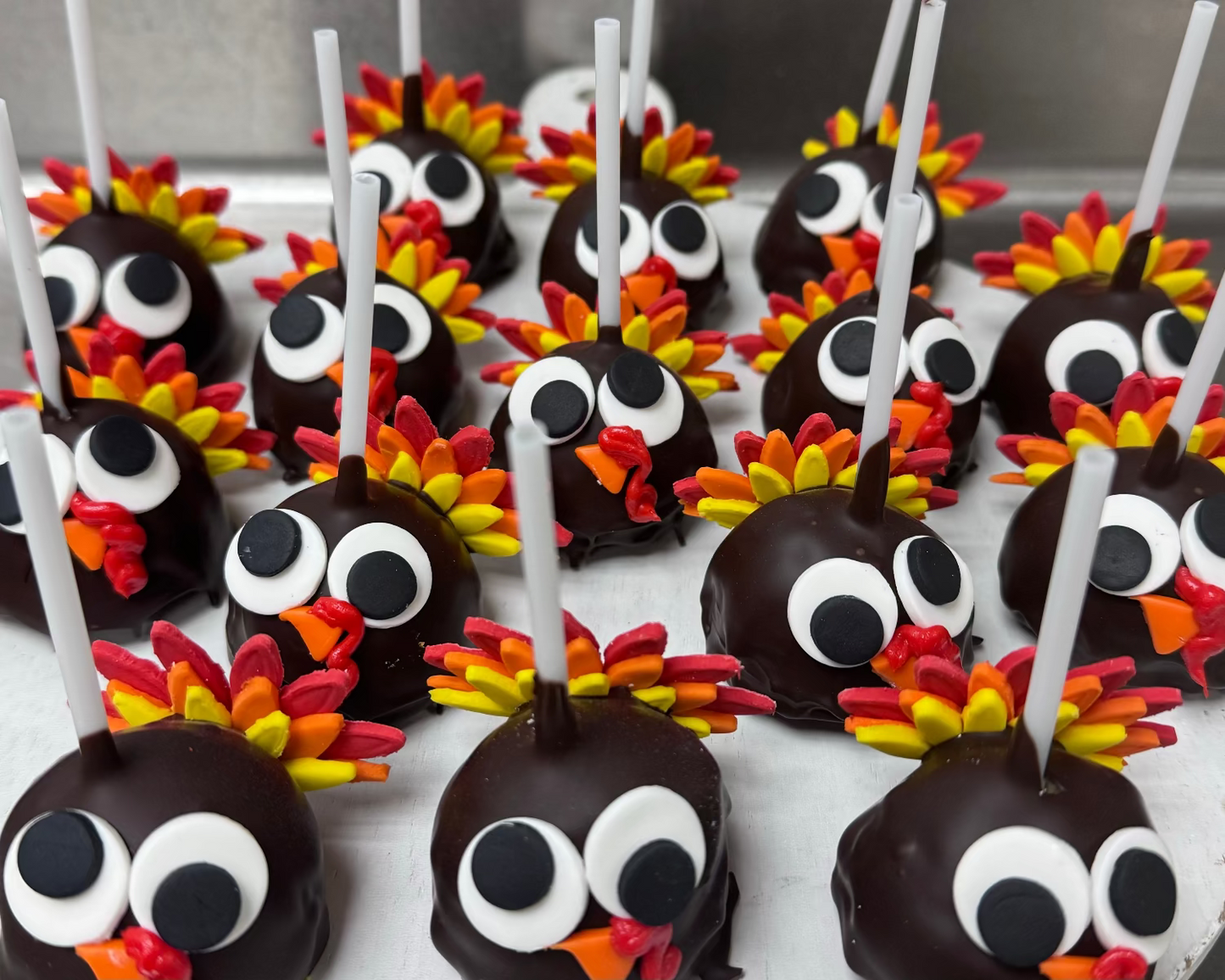 Turkey Cake Pops
