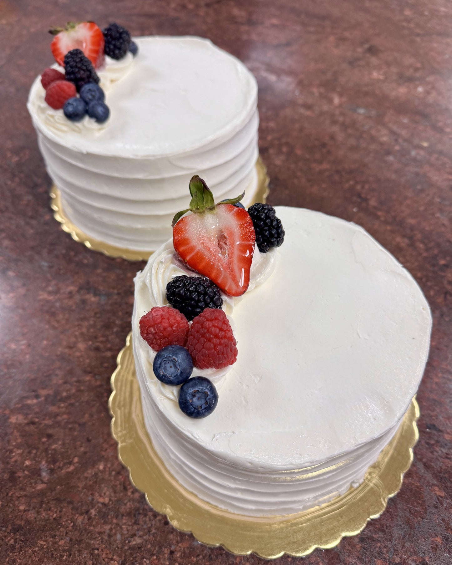 Raspberry and Mascarpone Cakes