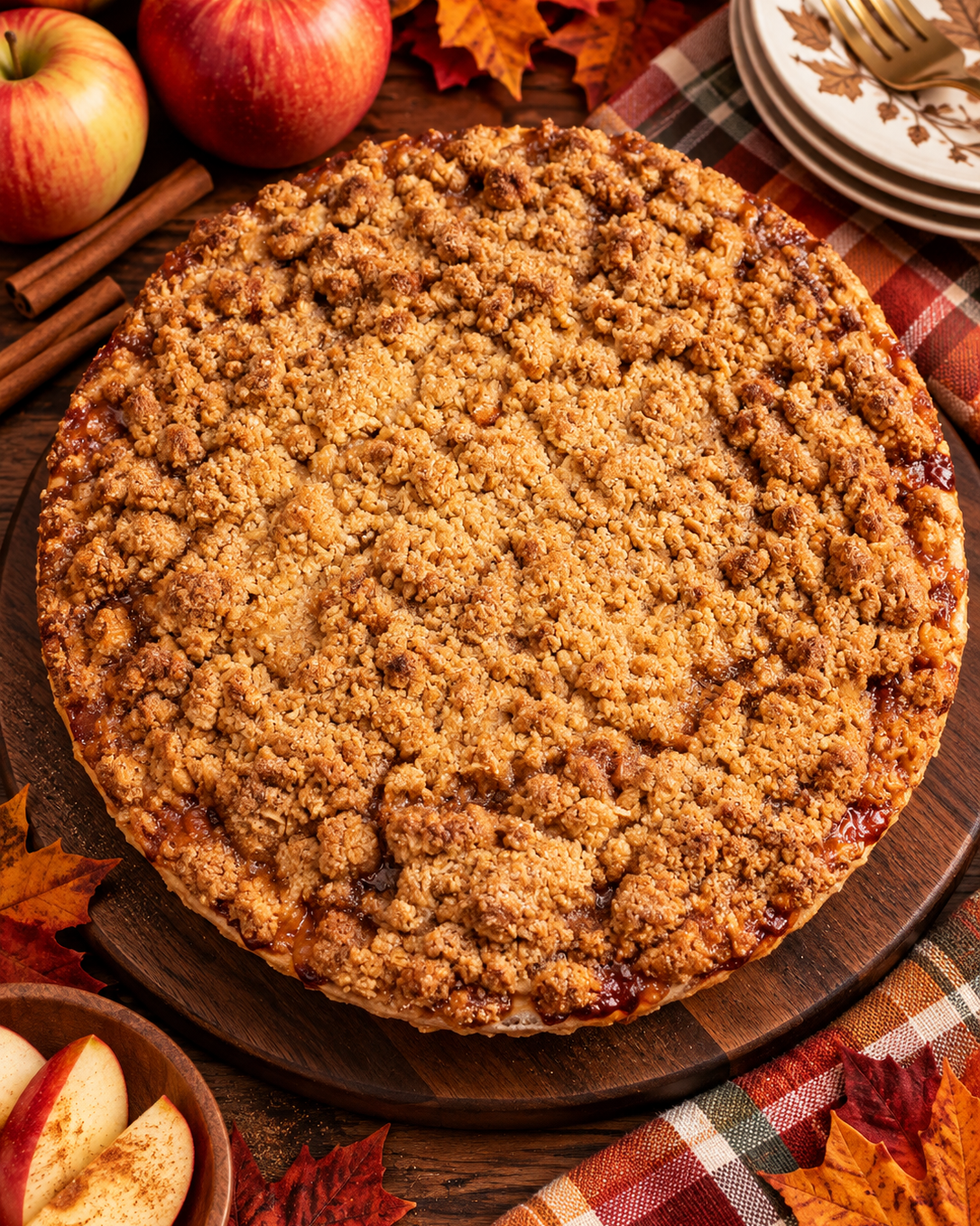 Apple Crumb Pie