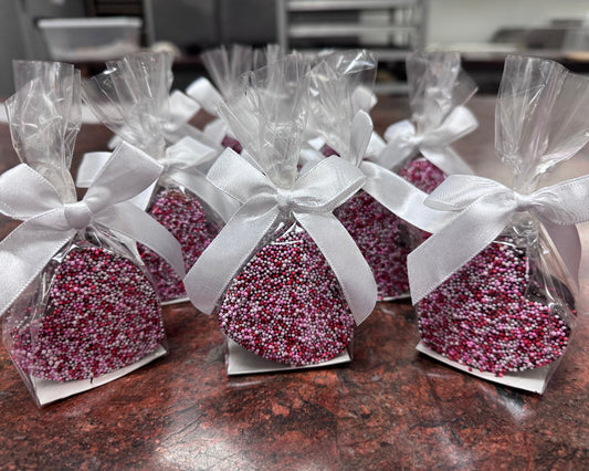 Chocolate Heart Nonpareils