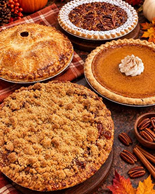 Holiday Pies, Pumpkin Pie, Apple Pie, Pecan Pie