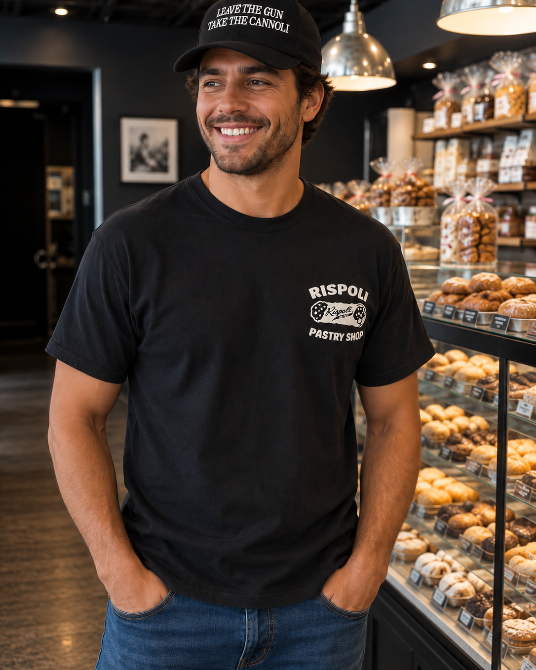 Leave the Gun, Take the Cannoli Black T-Shirt