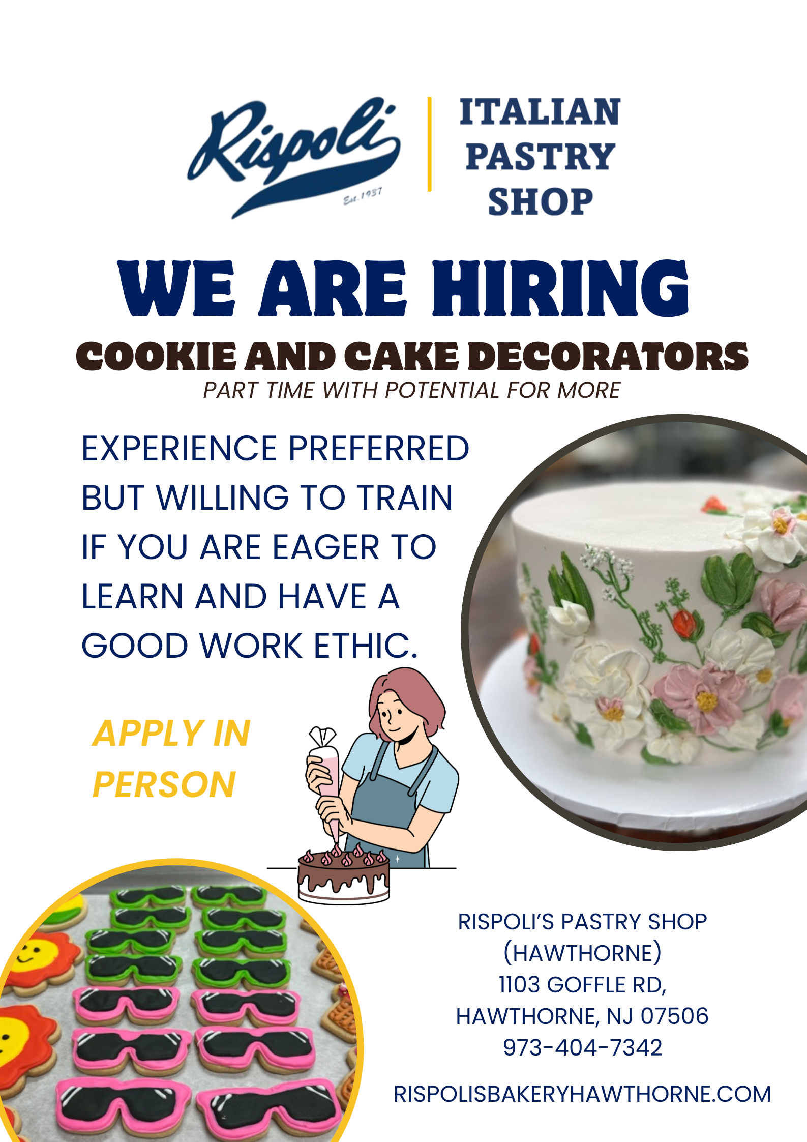 Rispoli hiring cake cookie decorator 812024 